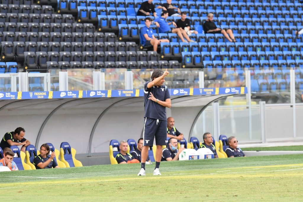 Lazio, variante tattica: doppio mediano e tridente offensivo 1 Inzaghi Frosinone