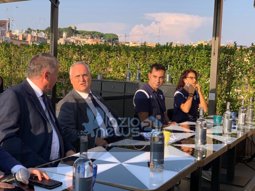 Lazio Women, Seleman: «Siamo felici, ma dobbiamo essere più cattivi» 1 Lotito Bianchessi Seleman e1628108352564