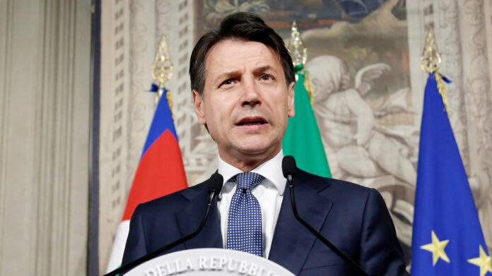 conferenza stampa Giuseppe Conte