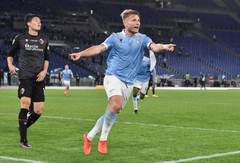 Lazio, Immobile terzo migliore in Champions per media gol a partita 1 Immobile Bologna