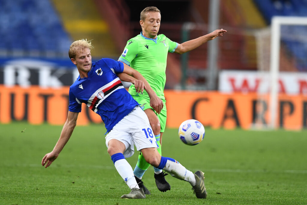 Lazio, Leiva: «Abbiamo fatto pochissimo per vincere con la Samp» 1 Thorsby Leiva MG1 1751