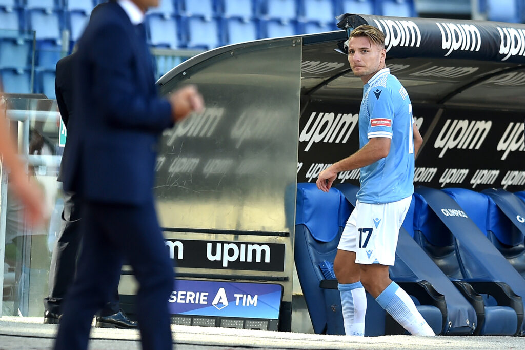 Lazio, si attende l'esito dei tamponi: difficile il rinvio contro il Torino 1 espulsione Immobile ABAL1244