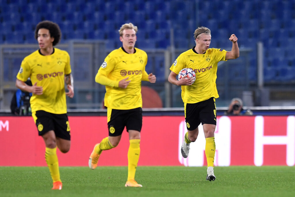 Dortmund, pomeriggio nero: sconfitta e infortunio Meunier 1 esult gol Haland AD5 2328