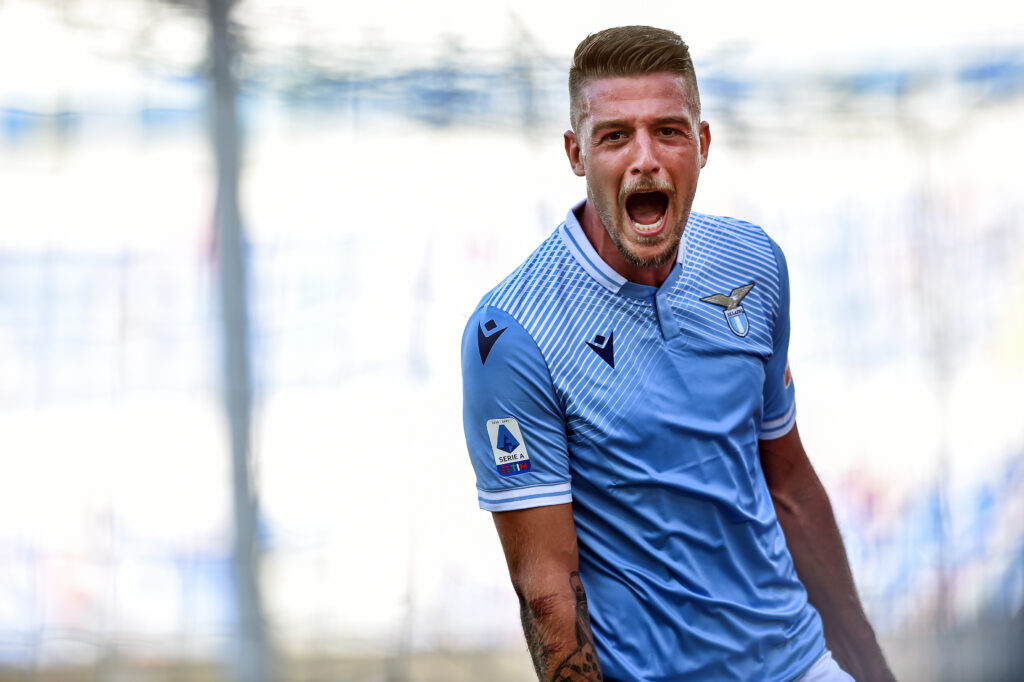 Lazio Inter, le pagelle della carta stampata: Strakosha goffo, Milinkovic gigante 1 esult gol Milinkovic ABAL1103