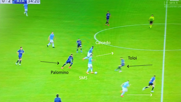 lazio atalanta milinkovic e caicedo 1