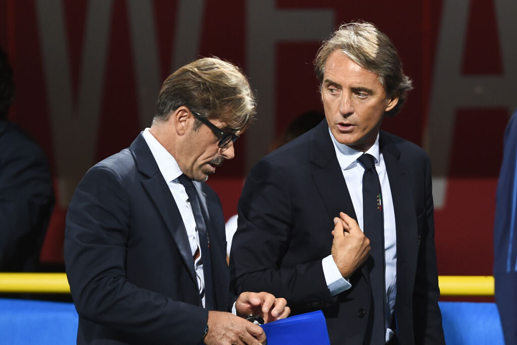 Nazionale, buona la prima per Evani: l'Italia vince 4-0 con l'Estonia 1 Mancini Evani MG2 6505