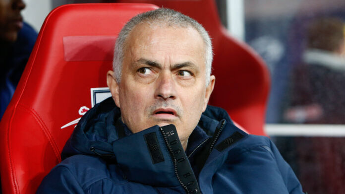 10.03.2020, xtgx, Fussball UEFA Champions League, RB Leipzig - Tottenham Hotspur emspor, v.l. Jose Mourinho (Tottenham H