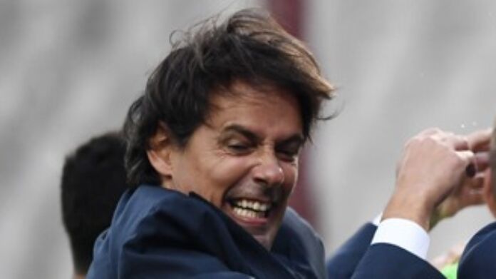Inzaghi esultanza gruppo
