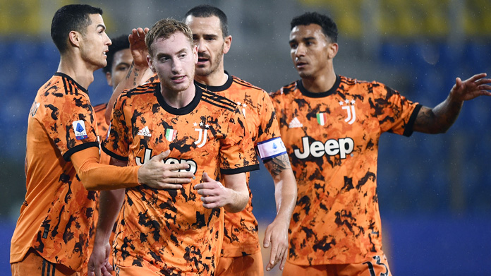 Esultanza Juve Kulusevski