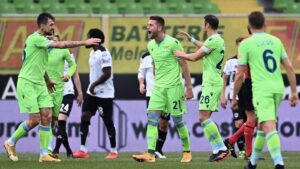 PAGELLE Spezia Lazio: Immobile e Milinkovic la vincono da soli VOTI