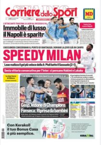 Prima Corriere dello Sport 2112