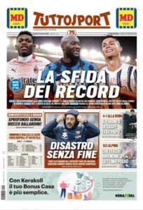 Prima pagina Tuttosport 2112