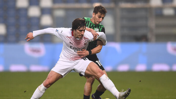 Sassuolo-Milan serie A