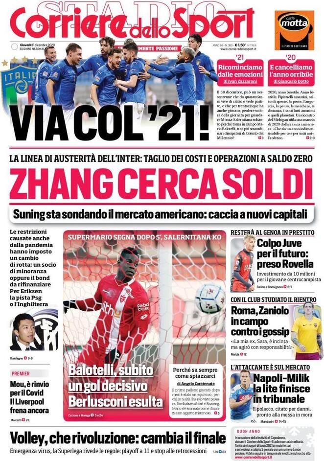 corriere dello sport 2020 12 31 5fed09f6b2fad