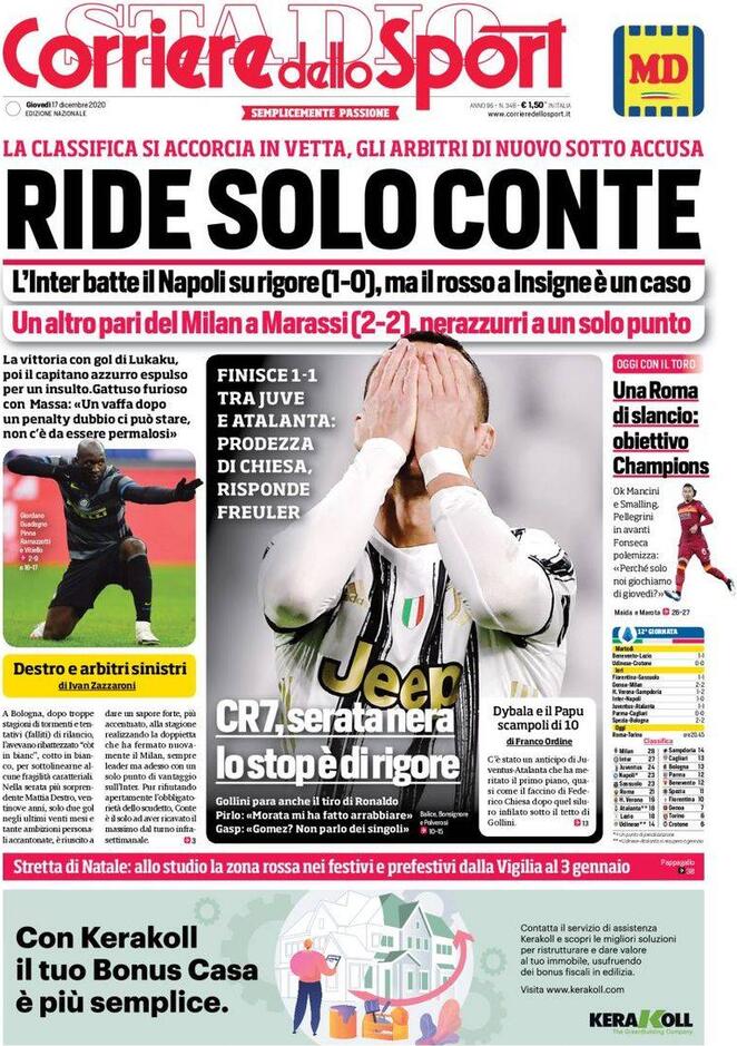 corriere dello sport 2020 12 17 5fda9fe6e272a