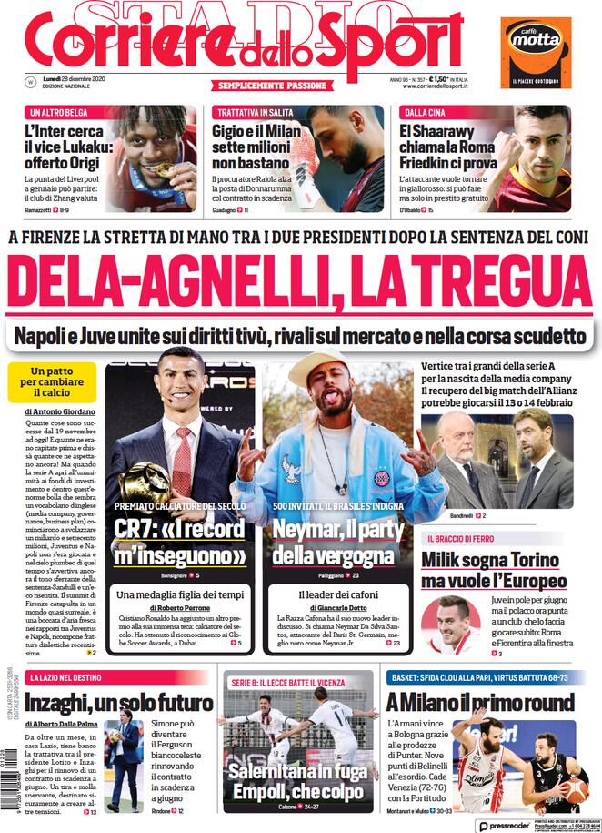corriere dello sport 2020 12 28 5fe9200bef98a