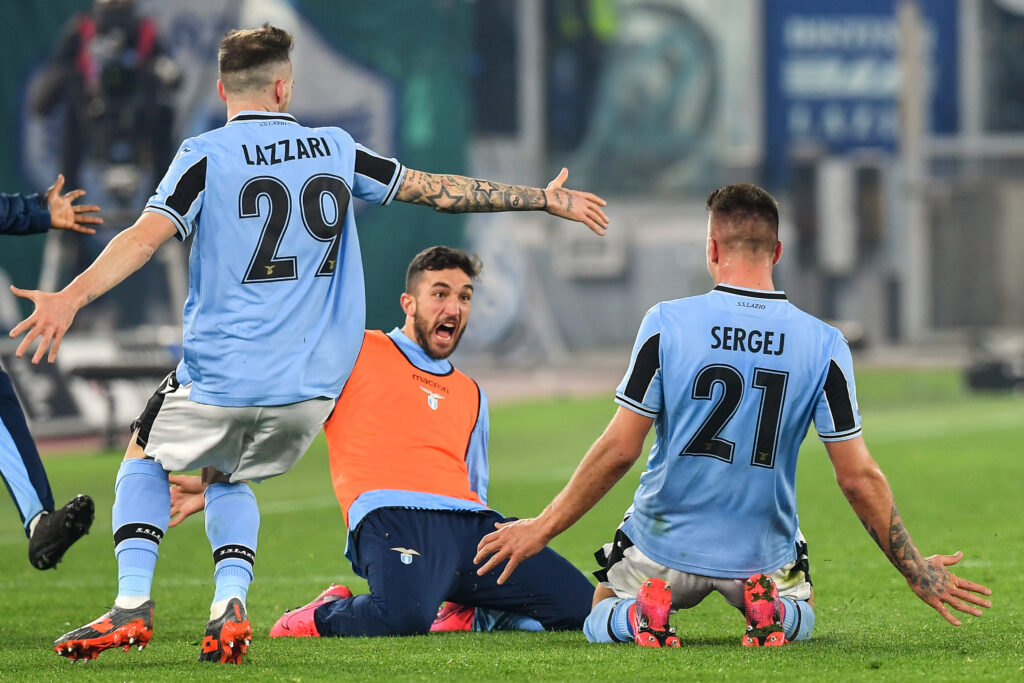 Lazio Inter: ecco come è finita l'ultima volta 1 esult gol Milinkovic AS1 8278