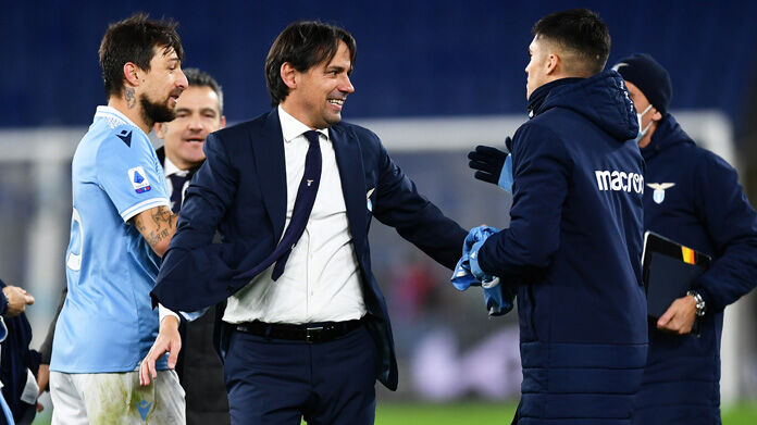 Esultanza Lazio Inzaghi