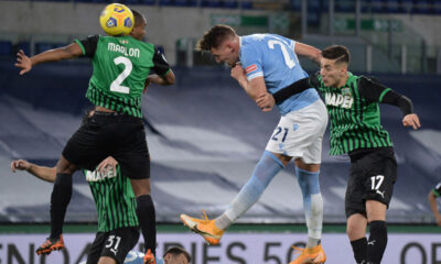 Gol Milinkovic Savic Lazio Sassuolo