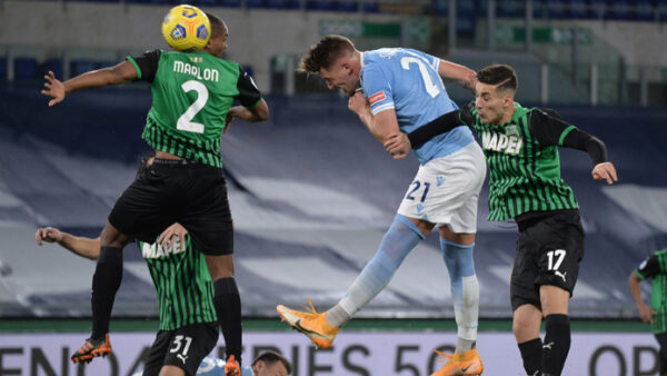 Gol Milinkovic Savic Lazio Sassuolo