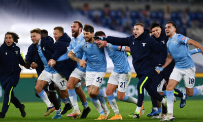 Lazio esultanza fine gara