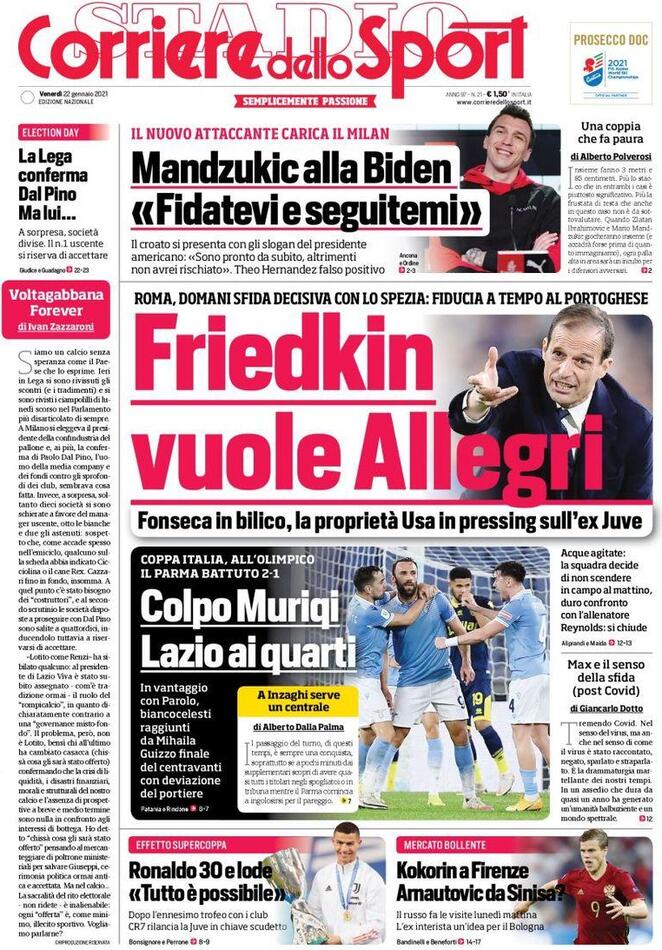 corriere dello sport 2021 01 22 600a0b6148217