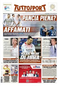 tuttosport 19 gennaio 2021
