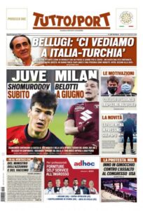 tuttosport 8 gennaio