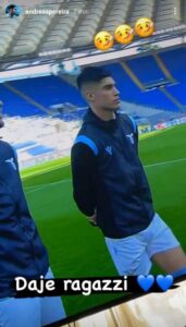 Andreas Pereira storia Instagram