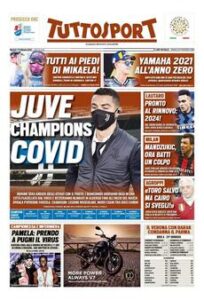 Prima pagina TuttoSport 16 02 2021