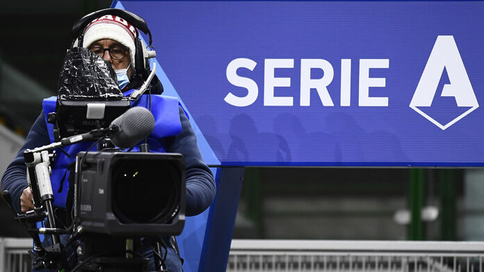 Serie A tv cameraman