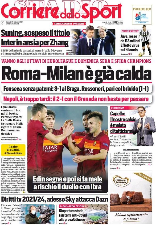 corriere dello sport 2021 02 26 6038829bb335d
