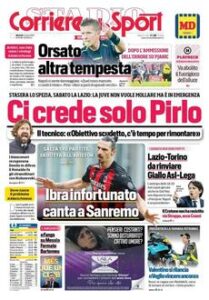 Prima pagina Corriere 02 03 2021