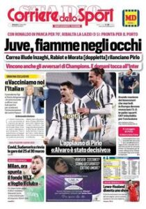 Prima pagina Corriere 07 03 2021