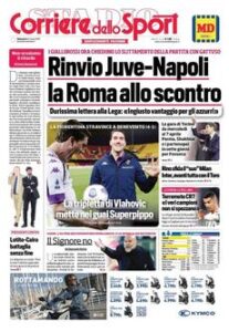 Prima pagina Corriere 14 03 2021