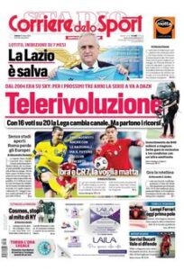 Prima pagina Corriere 27 03 201