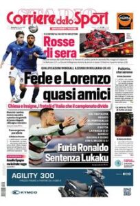 Prima pagina Corriere 28 03 2021