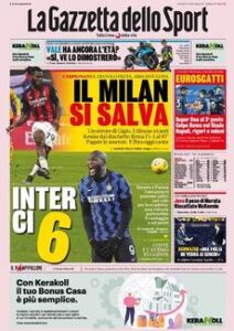 Prima pagina Gazzetta 04 03 2021