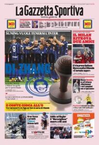 Prima pagina Gazzetta 14 03 2021