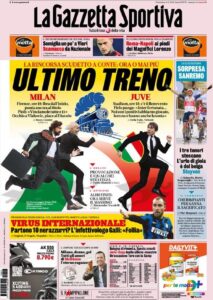 Prima pagina Gazzetta 21 03 2021