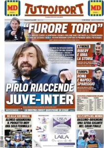 Prima pagina TuttoSport 21 03 2021
