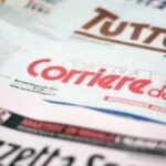 prime pagine giornali