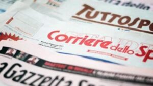 prime pagine giornali