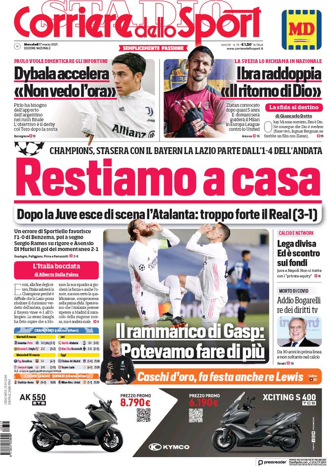 corriere dello sport 2021 03 17 605143082e8e9