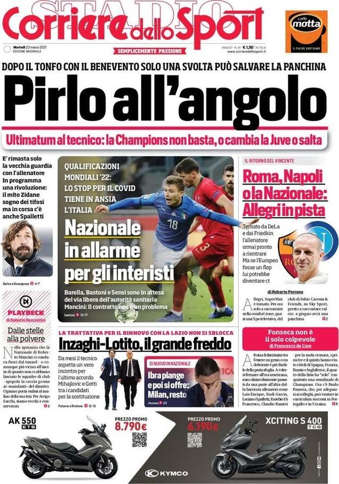 corriere dello sport 2021 03 23 6059787bcae7b