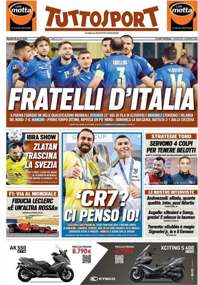 tuttosport 2021 03 26 605d6c15ae100