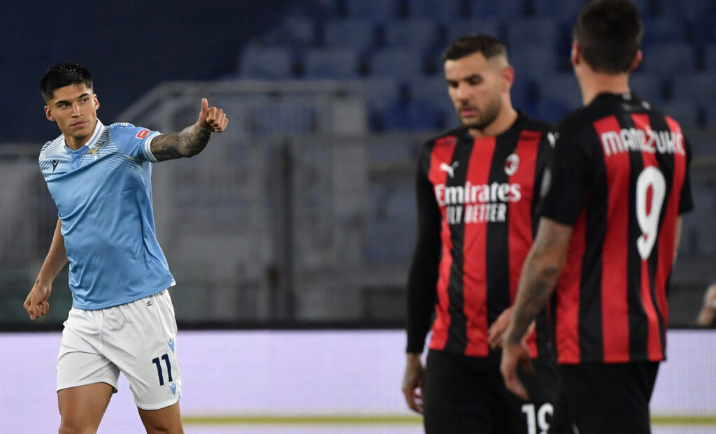 Lazio Milan, chi è l'MVP del match? In 4 in lizza per il premio - FOTO 1 Correa esultanza