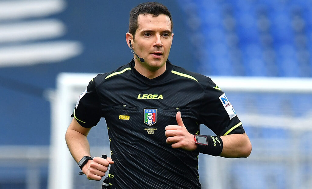 L'arbitro Ghersini bocciato dal CorSport: «4.5, serie di disastri incredibili» 1 Ghersini
