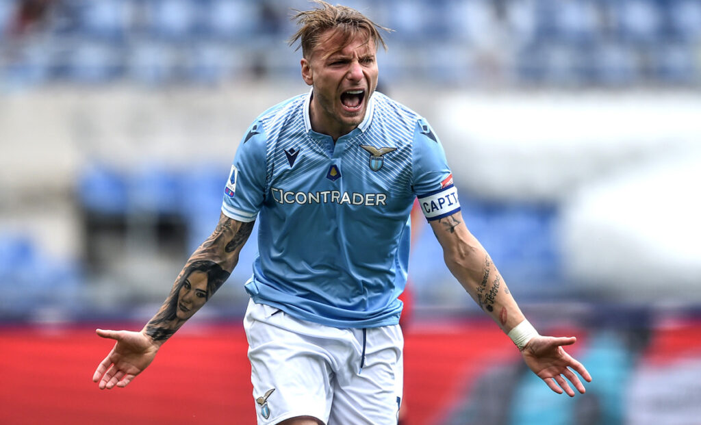 Immobile, non solo i gol contro il Benevento: nessuno corre come Re Ciro 1 gol in trasferta