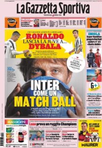 Prima pagina Gazzetta 18 04 2021